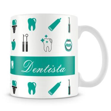 Imagem de Caneca Personalizada Profissão Dentista - Porcelana Alta Qualidade - A