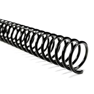 Imagem de Espiral Para Encadernação 33mm Preto Até 250 Fls 27 Unidades - Marketm