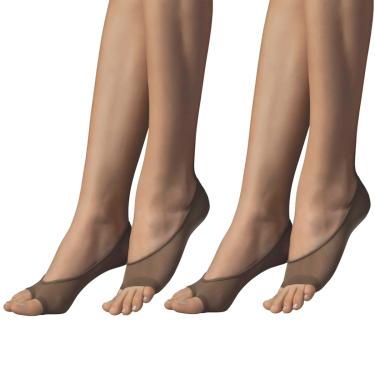 Imagem de Kit 2 Pares de Meias Selene Sapatilha Dedinhos Fio 40 Feminino