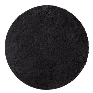 Imagem de Tapete Prestigio Redondo 150cm Preto Jolitex