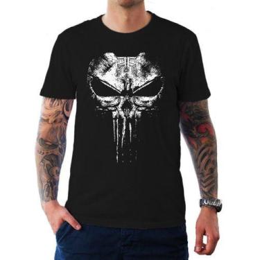 Imagem de Camiseta The Punisher Marvel Camisa Filme Justiceiro Caveira - King of