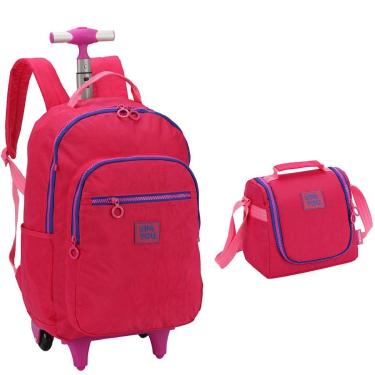 Imagem de Kit Mochila de Rodinha + Lanch Luxcel Up4you 47232-Feminino
