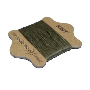 Imagem de Cordão de nylon encerado de 0,65 m de 0,65 m, verde-oliva escuro, fios de tecido trançado, fios de tecido trançado para artesanato faça você mesmo, pulseira de macramê, fabricação de joias