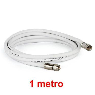 Imagem de Cabo De Antena Coaxial Para Tv Digital E Sky Rg6 1M