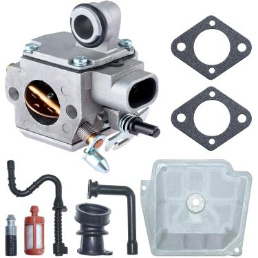 Imagem de AUMEL C3R-S236 Kit de vedação de carburador para motosserra Stihl MS361 MS 361 # 1135 120 0601 com coletor de entrada de linha de filtro de óleo de combustível de ar.