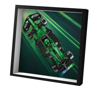 Imagem de WETCEAOM Display Wallboard for Lego Speed Champions Aston Martin Aramco F1 AMR24 Race Car 77245, Compatible with Lego Car Wall Mount Display Frame Lover (Model Not Included)