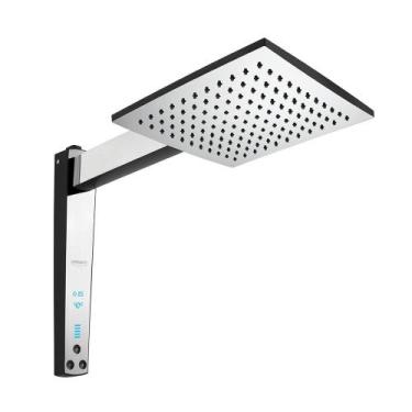 Imagem de Chuveiro Acqua Century Digital Preto Cromado 7500W Lorenzetti 220V, Pr