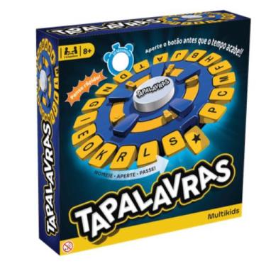 Imagem de Jogo de Tabuleiro Tapalavras Divertido Interativo +8 Anos Infantil Mul
