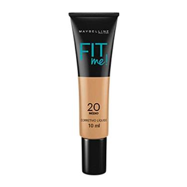Imagem de Maybelline NY Corretivo Líquido Efeito Matificador Fit Me 20 Médio, 10ml