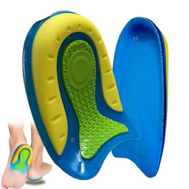 Imagem de Palmilha Para Calcanhar Tratamento Esporão de Calcâneo e Alivio da Dor Gel Anti-Impacto para Uso Diário (35-40)