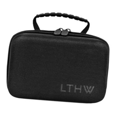 Imagem de IEUDNS Porta-ovos para geladeira, preto, com zíper, para lembrancinhas de festa, com alça, portátil, para viagens e armazenamento, 6 Slots