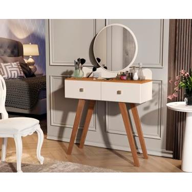 Imagem de Penteadeira Condessa - JM3 Moveis (Off White/Nature)