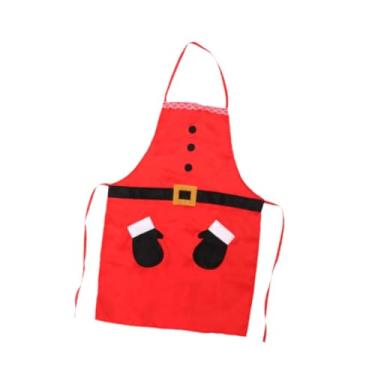Imagem de SiaBiced de Natal Feminino, com Babador para Clube, Reunião Familiar, Hotel ou Restaurante, Papai Noel