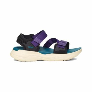 Imagem de Teva Sandália masculina Zymic, Preto/roxo, 45
