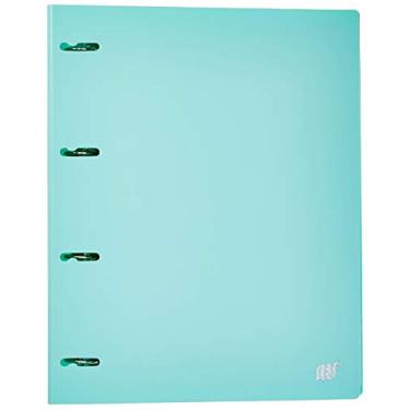 Imagem de Fichário 4 Argolas A4 com 96 Folhas e 5 Divisórias, Ton Verde