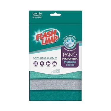 Imagem de PANO MICROFIBRA MULTIUSO 3 PC