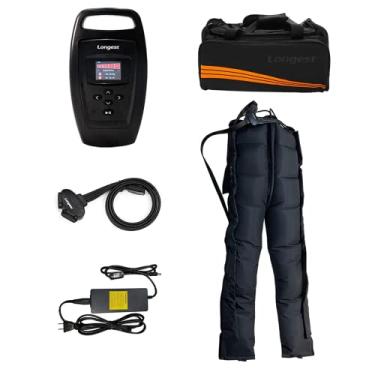 Imagem de LONGEST Bombas De Linfedema, Sistema Botas Compressão Ar Corporal Uma Peça, Máquina Para Inchaço, Circulação Nas Pernas E Recuperação Em Atletas