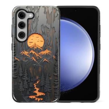 Imagem de Flivro Capa para Samsung Galaxy S23 Plus, capa rígida 2 em 1 PC e amortecedor interno de silicone, antiarranhões, à prova de choque, design fino, amante de montanhas ao ar livre