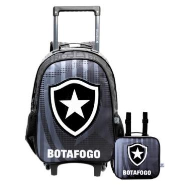 Imagem de Kit Escolar Botafogo Mochila Costa Rodas + Lancheira Térmica - Xeryus
