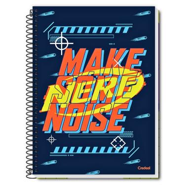 Imagem de Caderno Espiral Capa Dura Universitário Nerf 80 Folhas Credeal Estampa 4