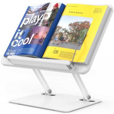 Imagem de Soporte para libros BESIGN BS01 ajustable para tablet y laptop blanco