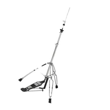 Imagem de Generic Suporte de chimbau com pedal para instrumento musical, suporte de tripé com suporte duplo para chimbau para exercícios