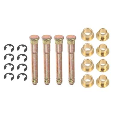 Imagem de uxcell 1 conjunto de kits de reparo de bucha e pino de dobradiça de porta para Honda Civic 1988-2011 tom bronze