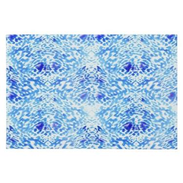 Imagem de CEBUGI Tapete de área 60 x 90 cm, macio, lavável, antiderrapante, com revestimento de borracha, estampa de leopardo, para sala de estar, quarto, decoração de casa