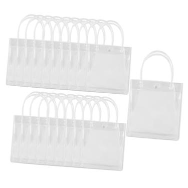 Imagem de MotiveTech 20 Sacolas de Presente Transparentes, Sacolas para Lembrancinhas, para Embalagem de Presentes para Festas, Feriados e Aniversários