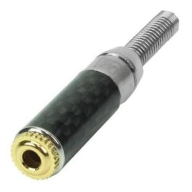 Imagem de Plug P2 Mono Conector J2 Jack Fêmea Para Extensão De Fone - Performanc