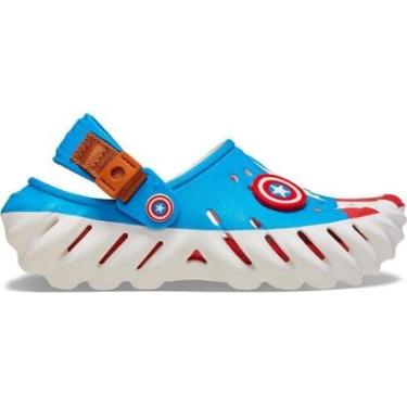 Imagem de Sandália Crocs Captain America Echo Clog K White-Unissex