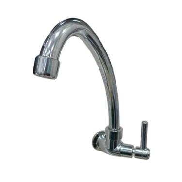 Imagem de Torneira com Filtro de Cozinha Tubo Anzol Cromado Refil Carvão Ativado