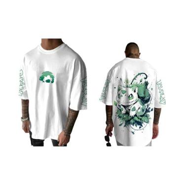 Imagem de Camiseta Masculina De Manga Curta Pokémon Summer Fashion Breathable Sp