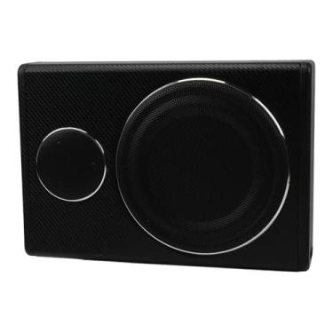 Imagem de Ymiko Amplificador Subwoofer Automotivo Compacto de 8 Polegadas Com, Design Ultrafino para Instalação Sob o Assento, Saída Ativa de 800 W para áudio de Graves Profundos