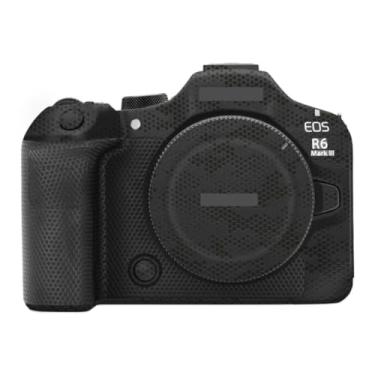 Imagem de Decalque Skins R6III película protetora para câmera antirarranhões para Canon EOS R6 Mark III R6 III R6 Mark Adesivo de acessórios de fotografia (Mamba, preto, para Canon EOS R6 Mark III)