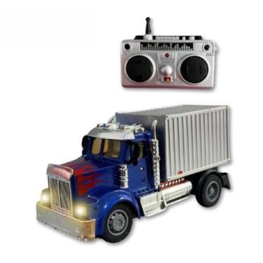 Imagem de Caminhão de Controle Remoto Super Prime Truck – Movimentos em 4 Direções, Luzes Piscantes e Diversão para Toda a Família!