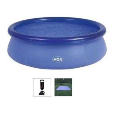 Imagem de Piscina Mor 2400 Litros Inflável com Bomba de Inflar e Forro