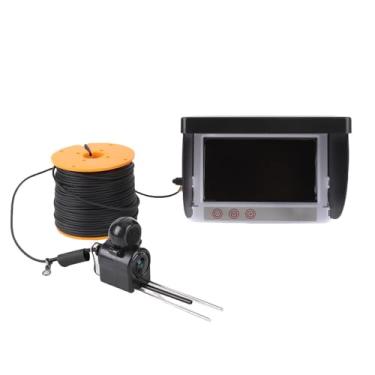 Imagem de Luocute Câmera de Pesca Subaquática, 5MP HD 1080P 195° Grande Angular Câmera de Pesca Fish Finder de 4,3 Polegadas Com Cabo de 164 Pés e Bateria de 5000mAh, para Pesca No Gelo Lake Boat