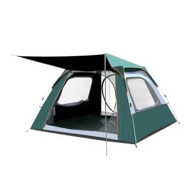 Imagem de Barraca Camping Automática 4-6 Pessoas Pop-up Impermeável Com Mosquiteiro Para Praia e Trilha(215 * 215cm 4-5Pessoas)