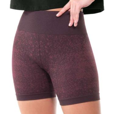 Imagem de Short Fitness Granulado Jacquard Açaí Zee Rucci - Trend, M