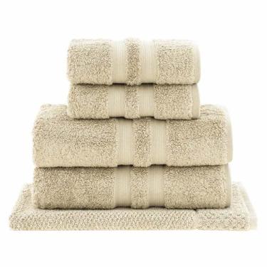 Imagem de Jogo Toalha Gigante Algodão Egípcio 5 Peças Bege Buddemeyer