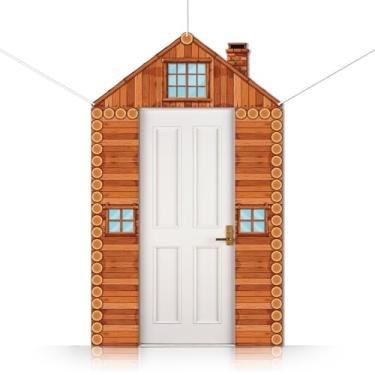 Imagem de CUTHOLLOW 3 peças de decoração de cabine de tronco banner de sinal de varanda, decoração de festa de casa de campo pendurado banner de porta de boas-vindas para casa de fazenda pano de fundo de foto