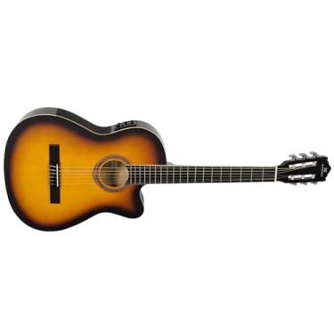 Imagem de VIOLÃO ELÉTRICO MICHAEL SEMIFLAT VMS318 SB