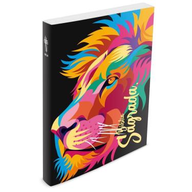 Imagem de Bíblia Leão Color Preta - Brochura - NTLH