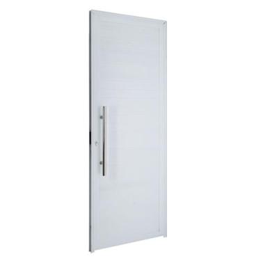 Imagem de Porta lambril branca direita com puxador 2,10 x 0,80 - ALFA ESQUADRIAS
