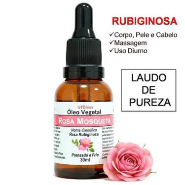 Imagem de Rosa Rubiginosa 100% Puro Clareador de Manchas 30ml - UTÓleos