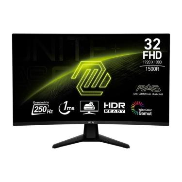 Imagem de Monitor Gamer Curvo MSI 32", FHD, 250Hz, 1ms, VA,- MAG32C6X-Unissex