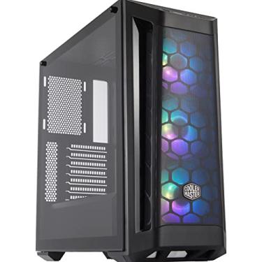 Imagem de Gabinete Cooler Master MasterBox MB511 ARGB, ATX, Lateral em Vidro Temperado, PSU Cover, 3 Ventoinhas ARGB Frontais, Frontal em Tela