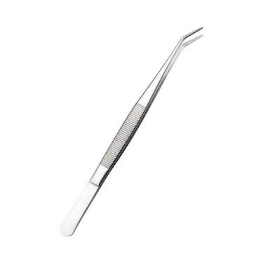Imagem de Pinça De Aço Inoxidável Multiuso Para Cílios, Arte De Unhas, Cristais 