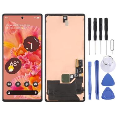Imagem de Hiregolish Peças de reparo de tela LCD para celular para tela LCD original do Google Pixel 6 com digitalizador conjunto completo e moldura, conjunto de substituição com kits de reparo